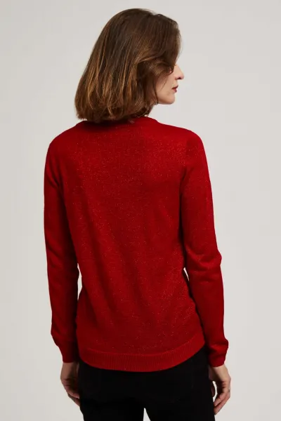 Marisse Sweater With Metallic Thread