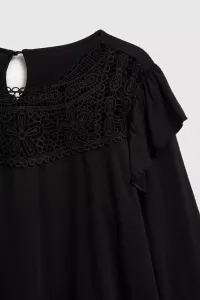 Marisse Black Lace Blouse