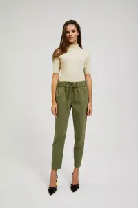Marisse Turtleneck Sweater Decorated With Pearl Metallic Thread