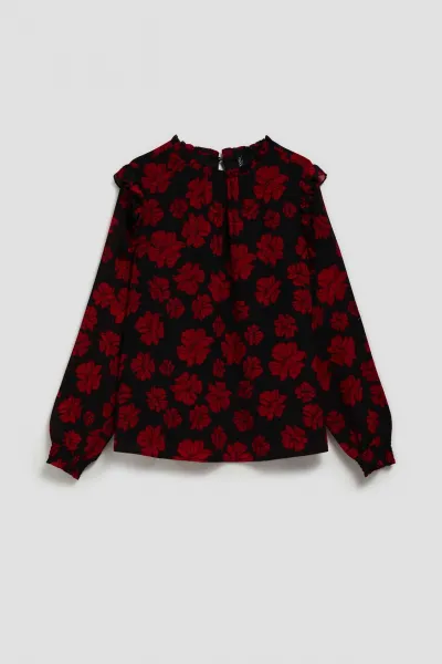 Marisse Floral Pattern Shirt