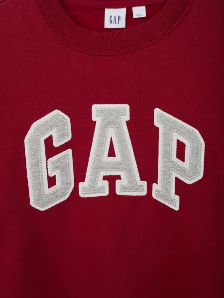 Červená dámska mikina s logom GAP