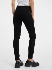 Čierne dámske skinny fit džínsy ORSAY