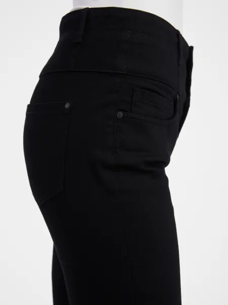 Čierne dámske skinny fit džínsy ORSAY