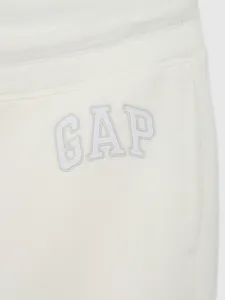 Biele dámske tepláky s logom GAP