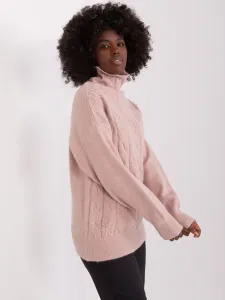 Sweater-AT-SW-23401.97P-Dark Pink
