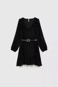Marisse Dress With Ruffles