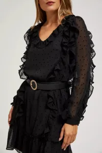 Marisse Dress With Ruffles