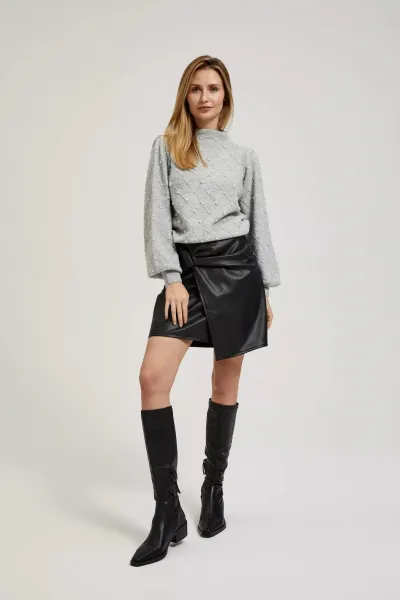 Marisse Sweater With Puffy Sleeves