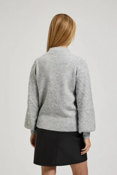 Marisse Sweater With Puffy Sleeves