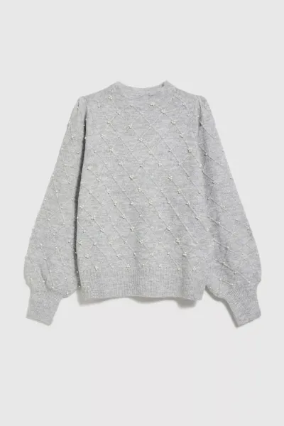 Marisse Sweater With Puffy Sleeves