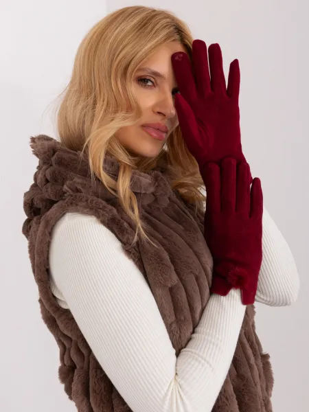 Gloves-AT-RK-239506.98-burgundy