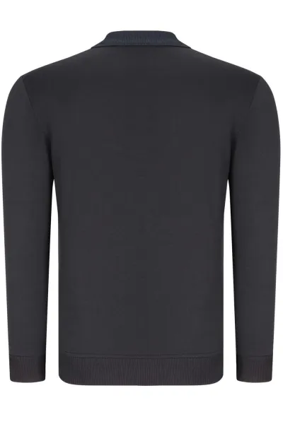 DOUBLE SET V4007 DEWBERRY MEN'S SWEATSHIRT-NAVY-CAMEL