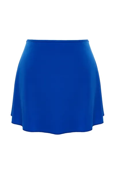 Trendyol Curve Navy Blue Short Skirt Bikini Bottom