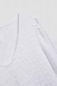 Marisse Openwork Blouse With A V-Neck