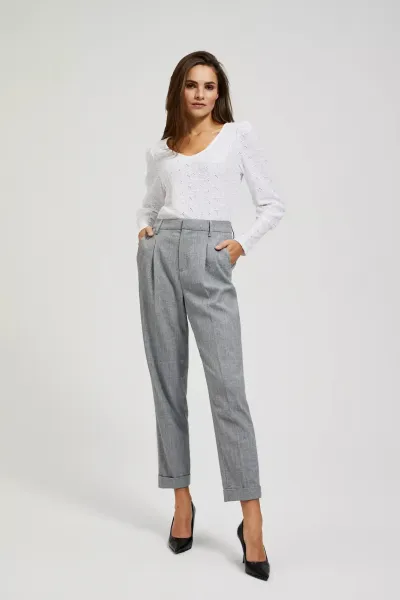 Marisse Openwork Blouse With A V-Neck