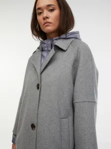 Orsay Grey Women's Wool Coat - Women's