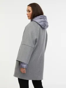 Orsay Grey Women's Wool Coat - Women's