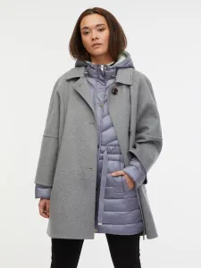 Orsay Grey Women's Wool Coat - Women's