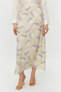 Trendyol Powder Floral Patterned Bell Woven Skirt