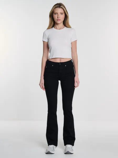 Big Star Woman's Trousers 190040  Denim 908