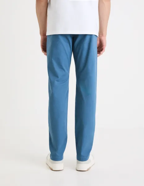 Modré pánske chino nohavice Celio Tocharles