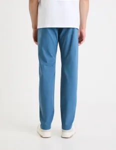 Modré pánske chino nohavice Celio Tocharles