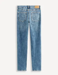 Modré pánske slim fit džínsy Celio Gostroy