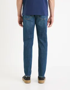Modré pánske slim fit džínsy Celio Gotapered