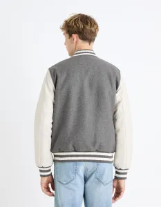CELIO FUVARSI Pánska bunda, sivá, veľkosť