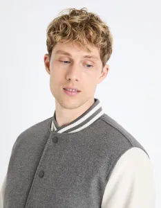 CELIO FUVARSI Pánska bunda, sivá, veľkosť