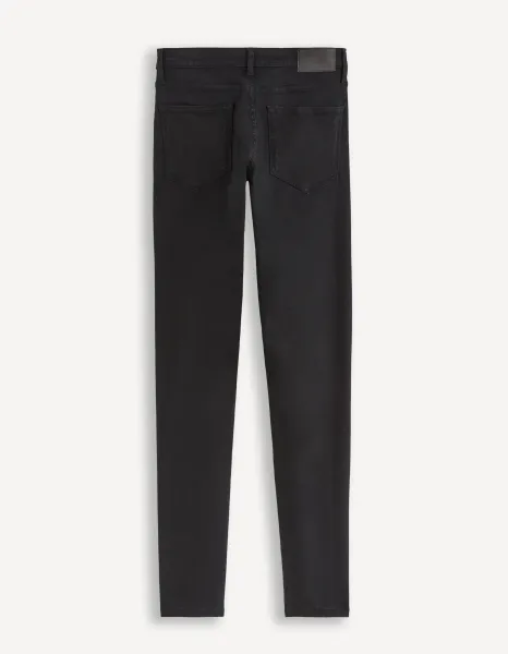 Čierne pánske slim fit džínsy Celio Dow