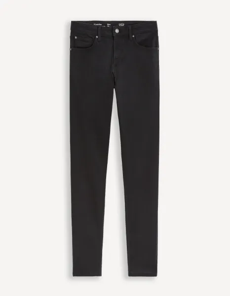 Čierne pánske slim fit džínsy Celio Dow