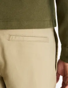 Béžové pánske cargo nohavice Celio Dolyte