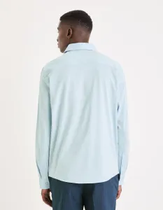 Svetlomodrá pánska košeľa Celio Vajersey