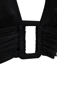 Trendyol Black Triangle Accessory Bikini Top