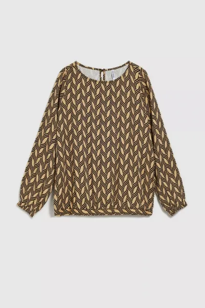 Marisse Women's Shirt L-Ko-4305 Beige