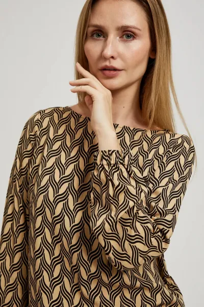 Marisse Women's Shirt L-Ko-4305 Beige