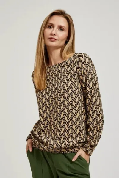 Marisse Women's Shirt L-Ko-4305 Beige