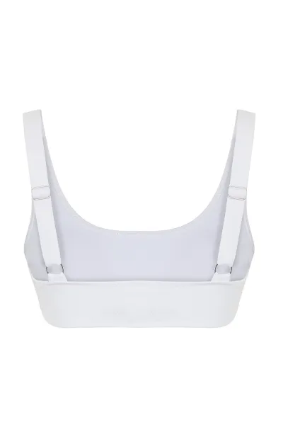 Trendyol Biela Textúrovaná Podprsenka Bikini Top