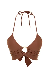 Trendyol Brown Bralette Accessory Bikini Top