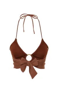Trendyol Brown Bralette Accessory Bikini Top