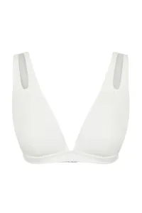 Trendyol Svadobný Ecru Trojuholníkový Výrez/Okienkový Bikiny Top