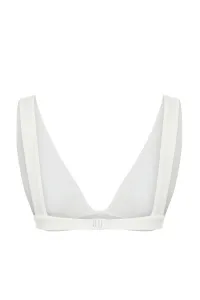 Trendyol Svadobný Ecru Trojuholníkový Výrez/Okienkový Bikiny Top