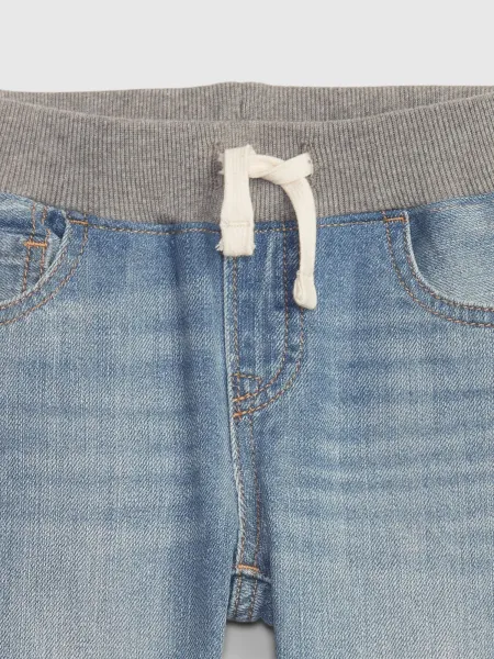 Svetlomodré chlapčenské slim fit džínsy GAP