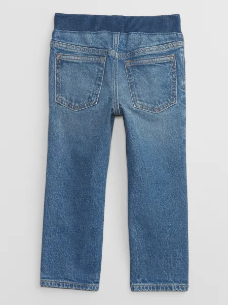 Modré chlapčenské slim fit džínsy GAP