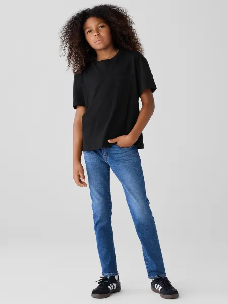 Tmavomodré chlapčenské skinny fit džínsy GAP
