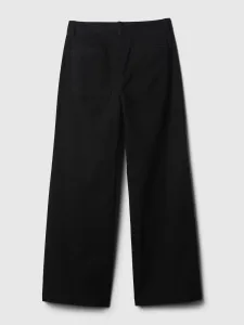 Čierne dámske wide fit džínsy GAP