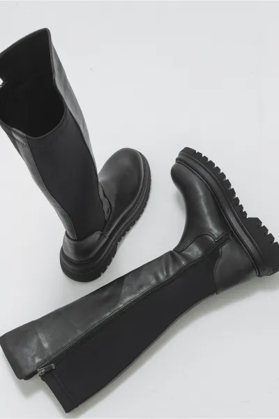 LuviShoes Shadow Black Women's Boots