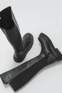 LuviShoes Shadow Black Women's Boots