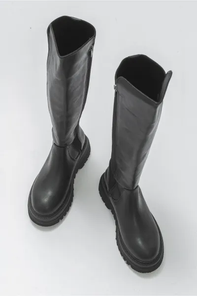 LuviShoes Shadow Black Women's Boots